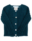 Baby Alpaca Rib Cardigan