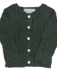 Baby Alpaca Rib Cardigan